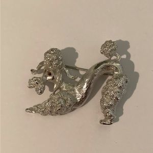 Vintage Monet Poodle Pin